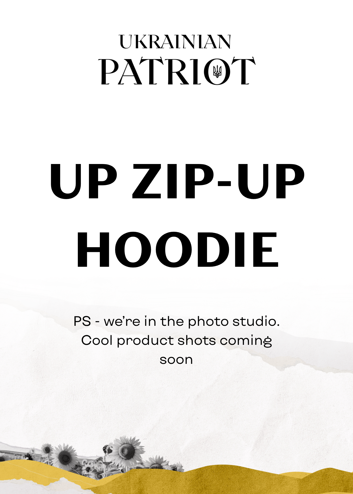 Ukrainian Patriot Zip-up Hoodie