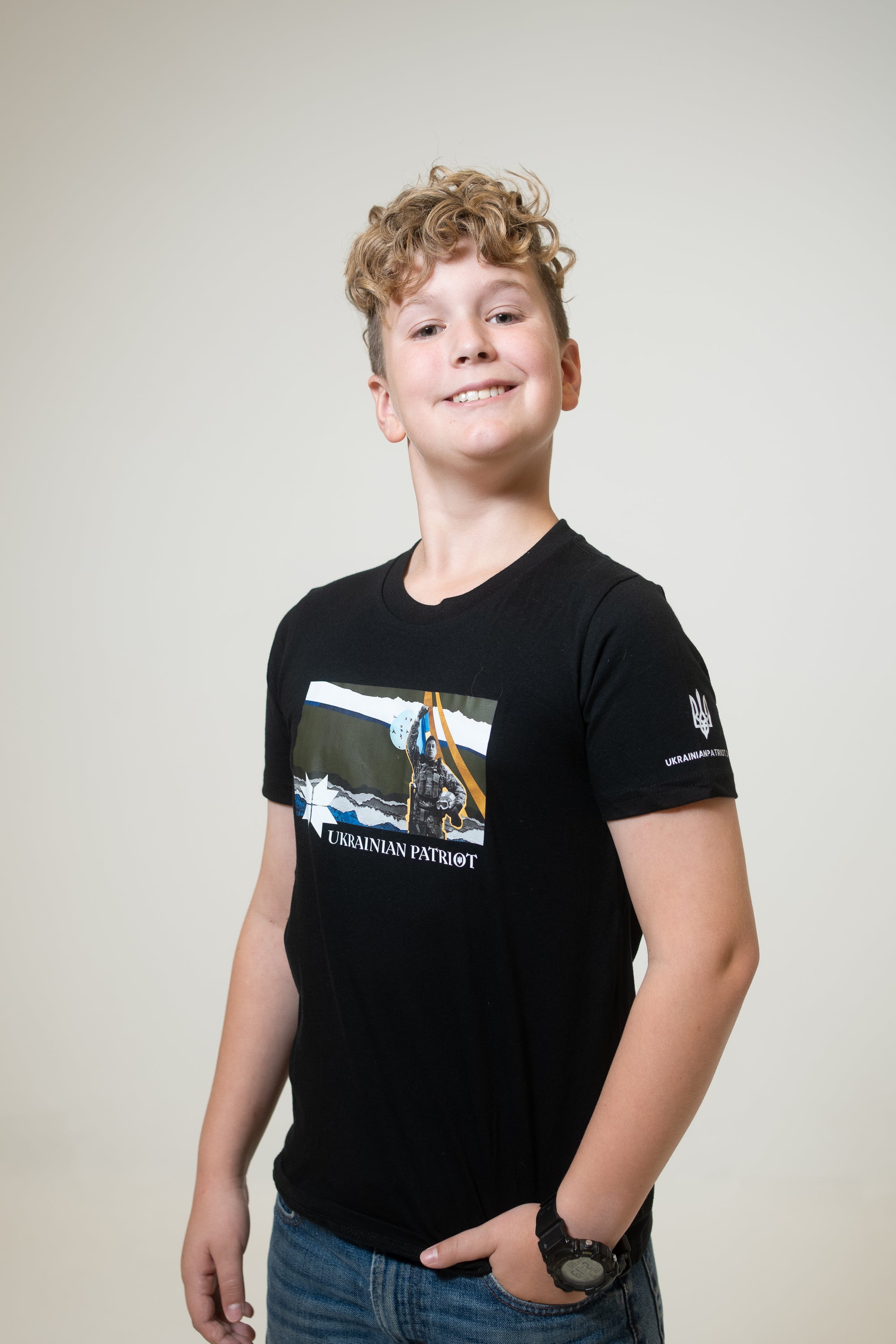 Kid's Ukrainian Patriot Oleksander Tshirt