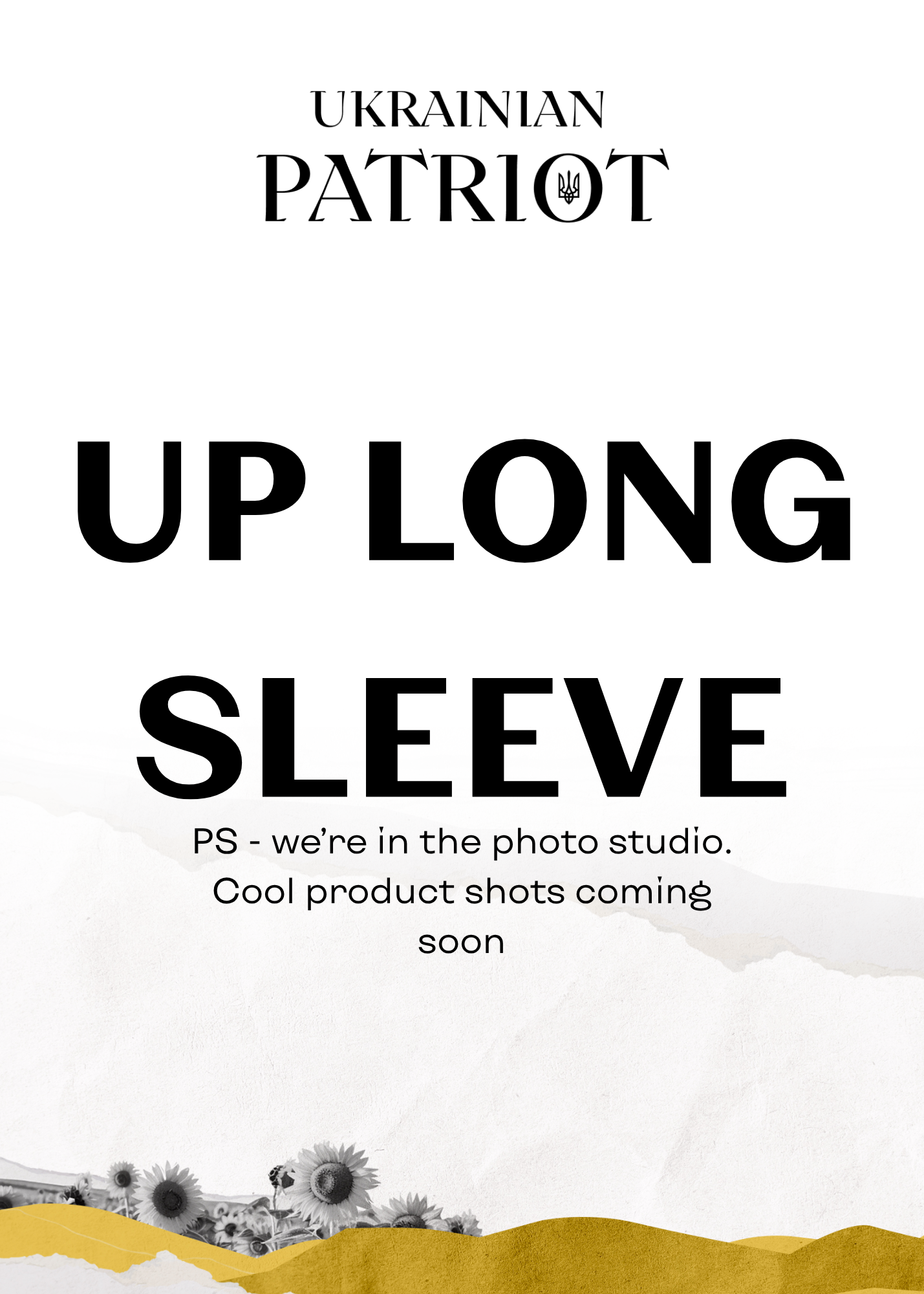 Ukrainian Patriot Long Sleeve Tshirt