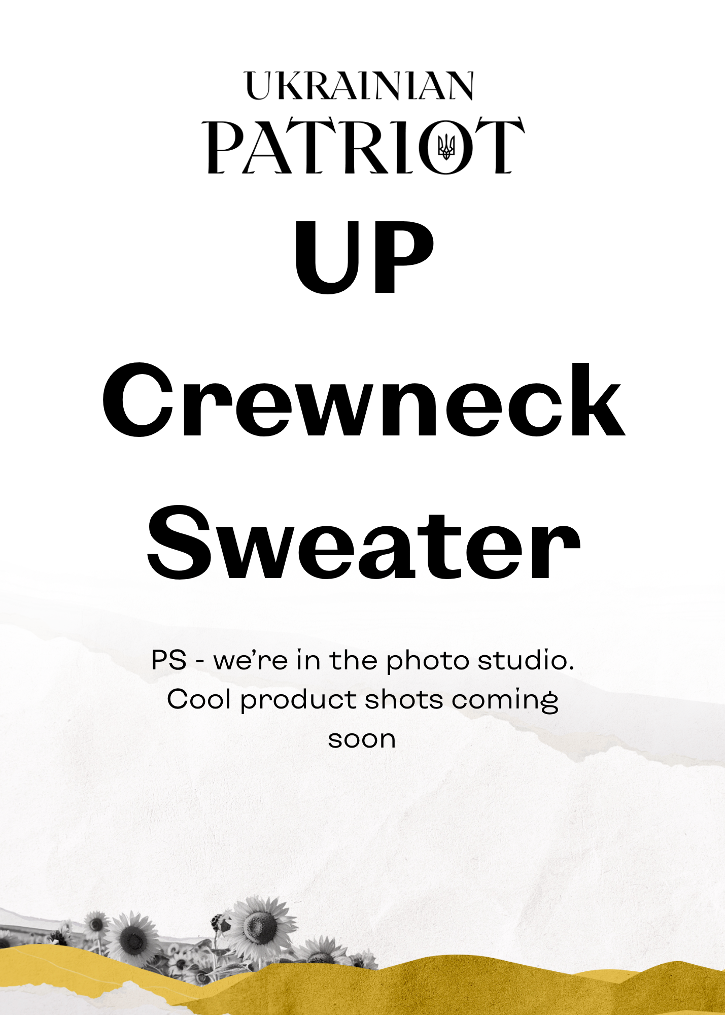 Ukrainian Patriot Crewneck Sweater