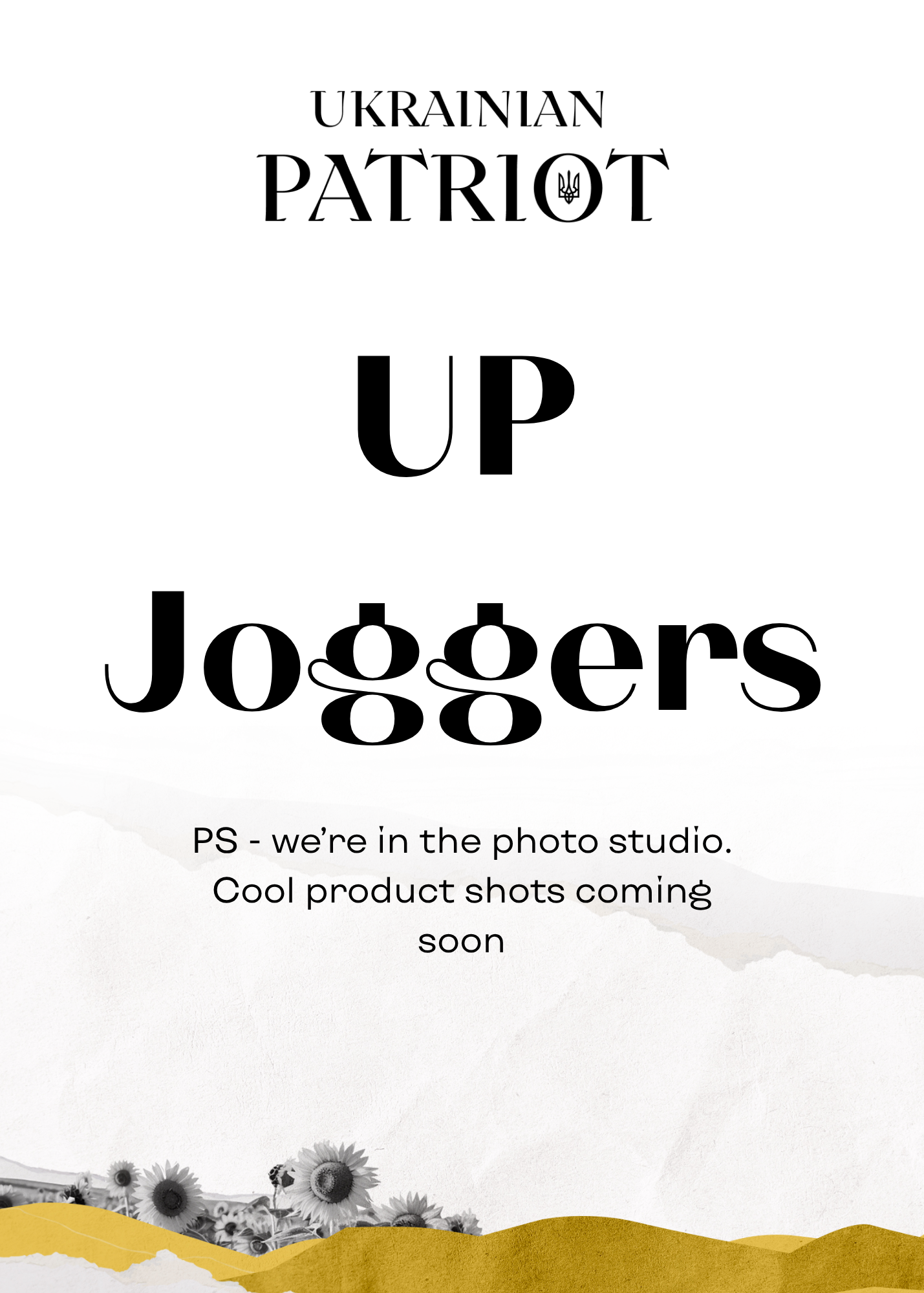 Ukrainian Patriot Joggers
