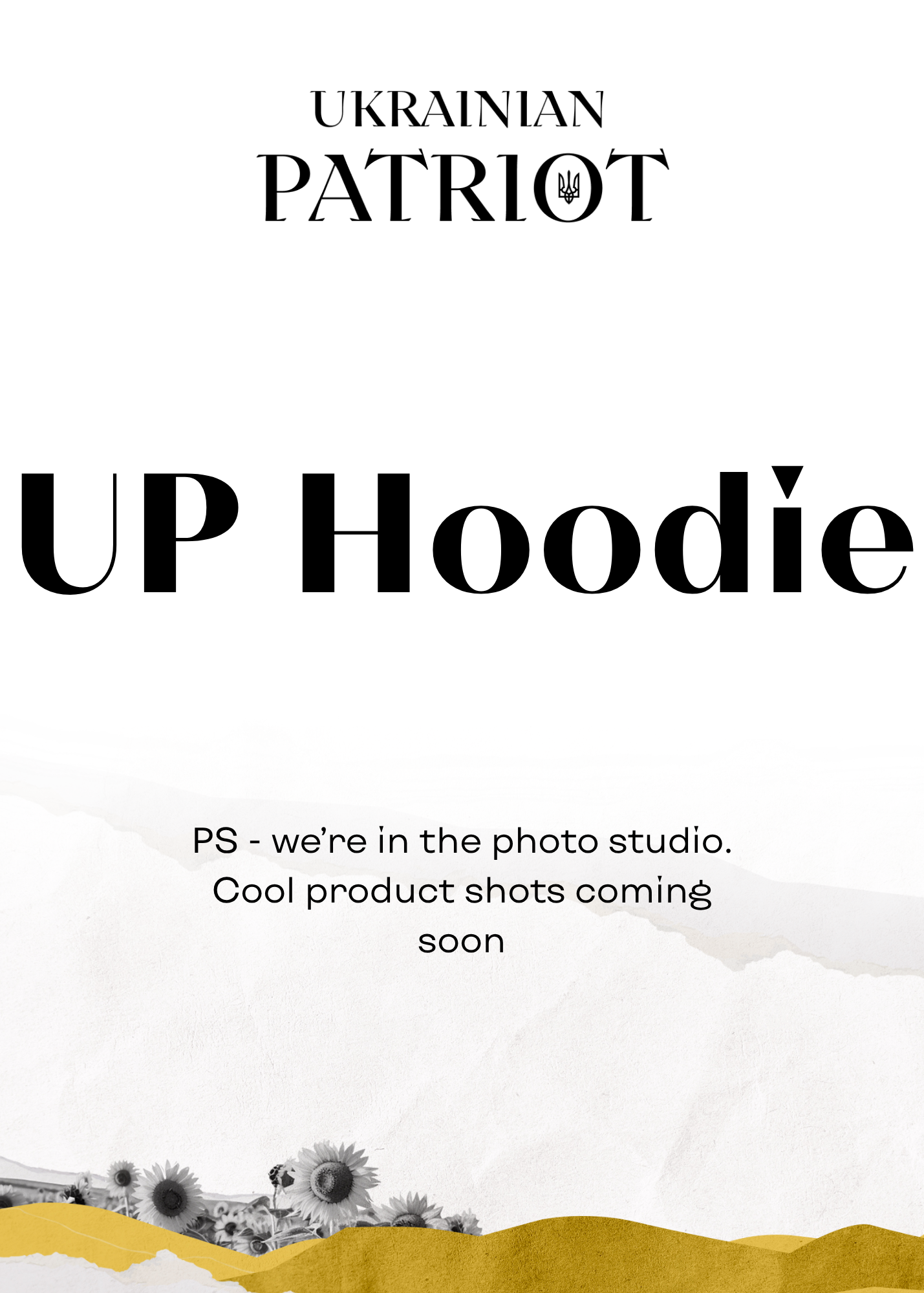 Ukrainian Patriot Hoodie (Brown)