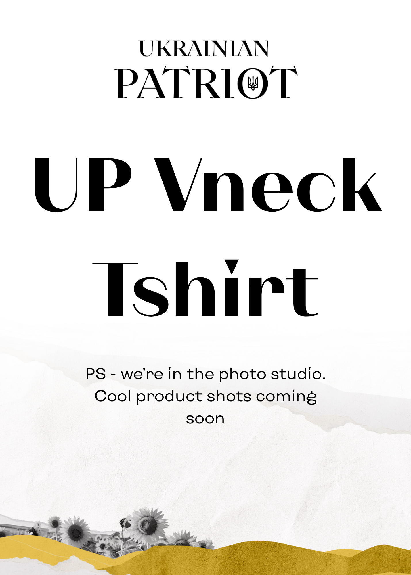 Ukrainian Patriot Lesya Vneck Tshirt  (Black)