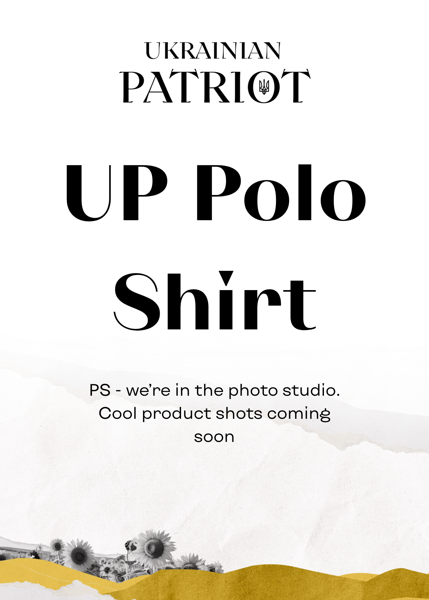 Ukrainian Patriot Polo - Unisex (Black)